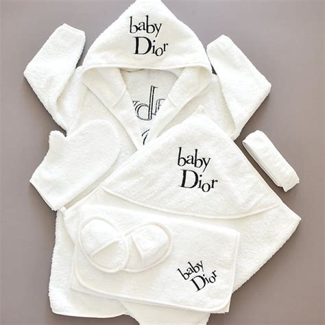 baby girl nest dior|baby Dior bathrobe.